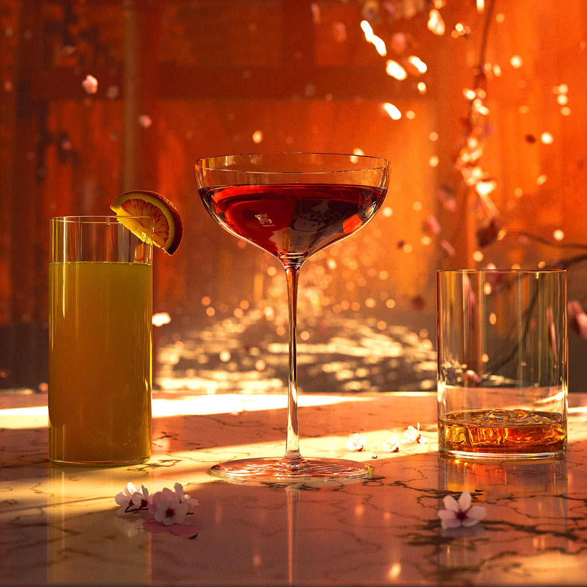 Stolzle Kyoto Bar Nick Nora Cocktail Glass 190ml Set Of 6