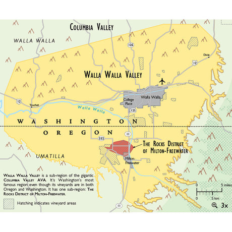De Long’s Wine Map of the Pacific Northwest - Wine Regions