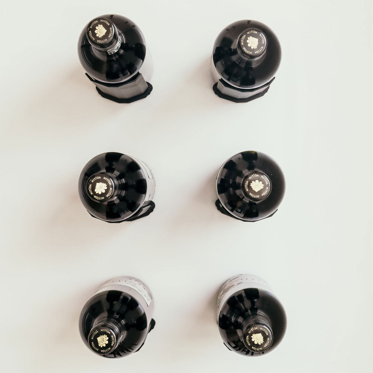Display Wine Wall Mounted Solo Pins Black Set Of 10
