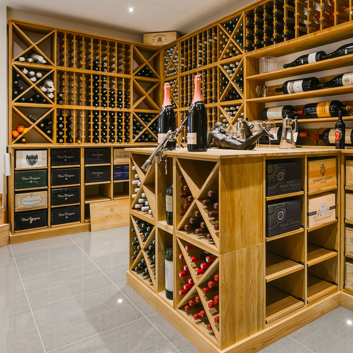 Wine Oak Racking The best wine racks for vintage wines – Wineware Racks & Accessories