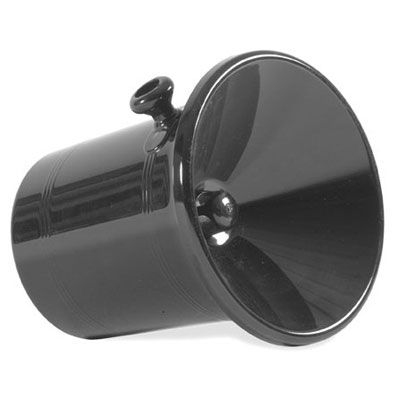 Standard Black Plastic Wine Spittoon 2L - Black Funnel