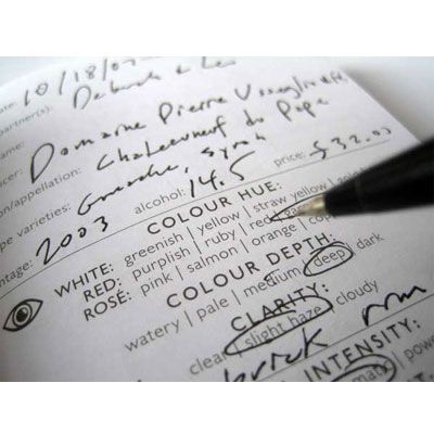 De Long’s Wine Tasting Notebook - Hard Bound