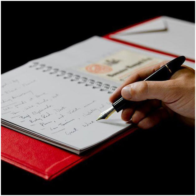 The Wine Journal - Tasting Notebook - Black