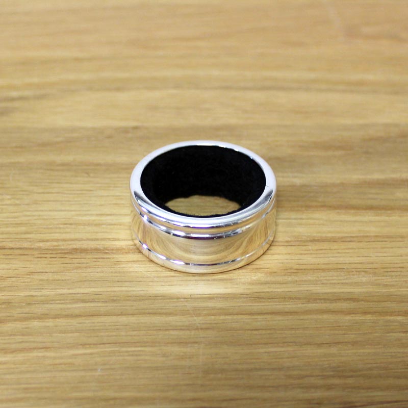 Plain Silver Plate Wine Bottle Drip Ring