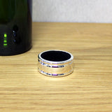 Plain Silver Plate Wine Bottle Drip Ring