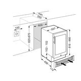 Liebherr Vinidor 2 Temperature Freestanding Wine Cabinet - WTes 1672