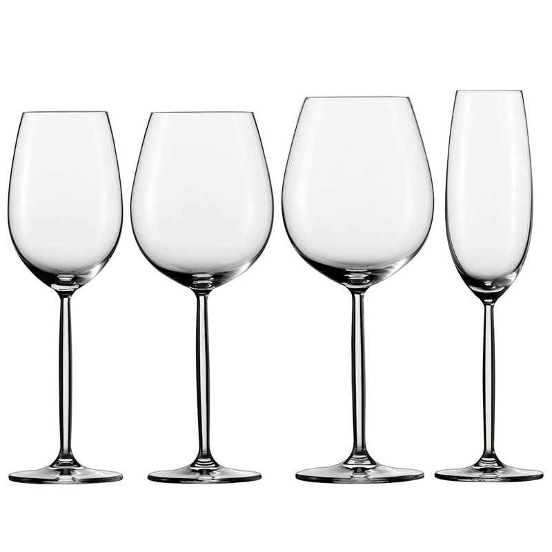 Schott Zwiesel Diva 24 Glass Set - Red, White, Water, Champagne