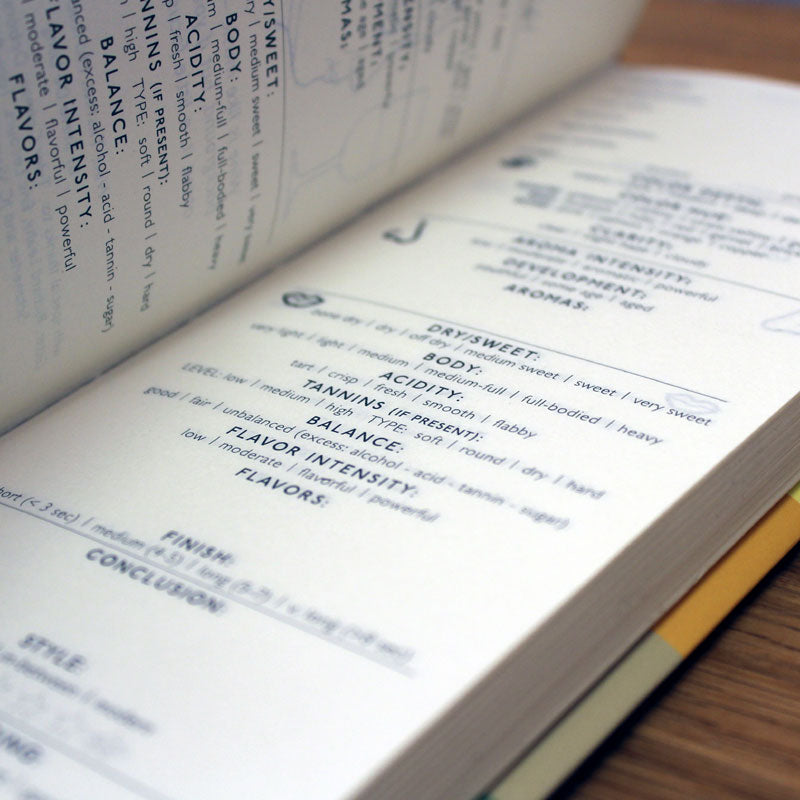 De Long’s Wine Tasting Notebook - Hard Bound