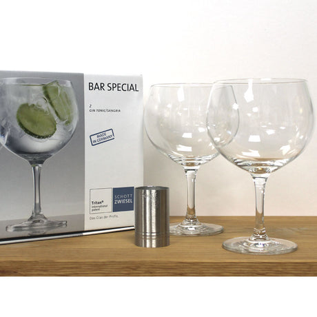 Gin and Tonic Set - Gin and Tonic / Copa Glasses & Measure Set