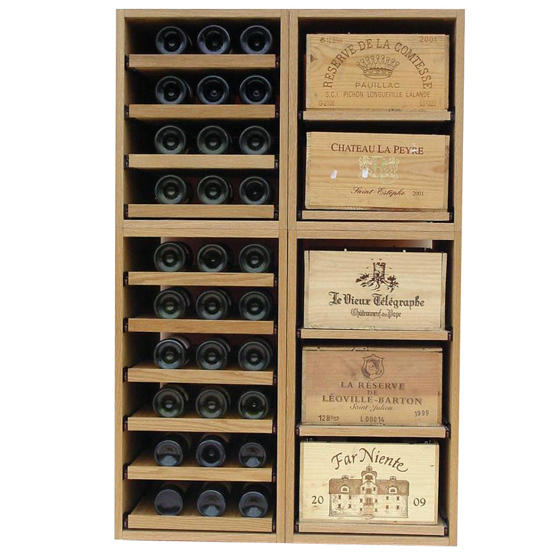 Showcase Wooden Wine Bottle Display 120 Bottles, Wine Racks; UK