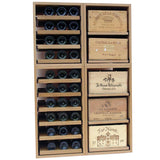 Showcase Wooden Wine Bottle Display - 120 Bottles