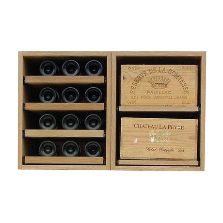 Showcase Wooden Wine Bottle Display - 48 Bottles