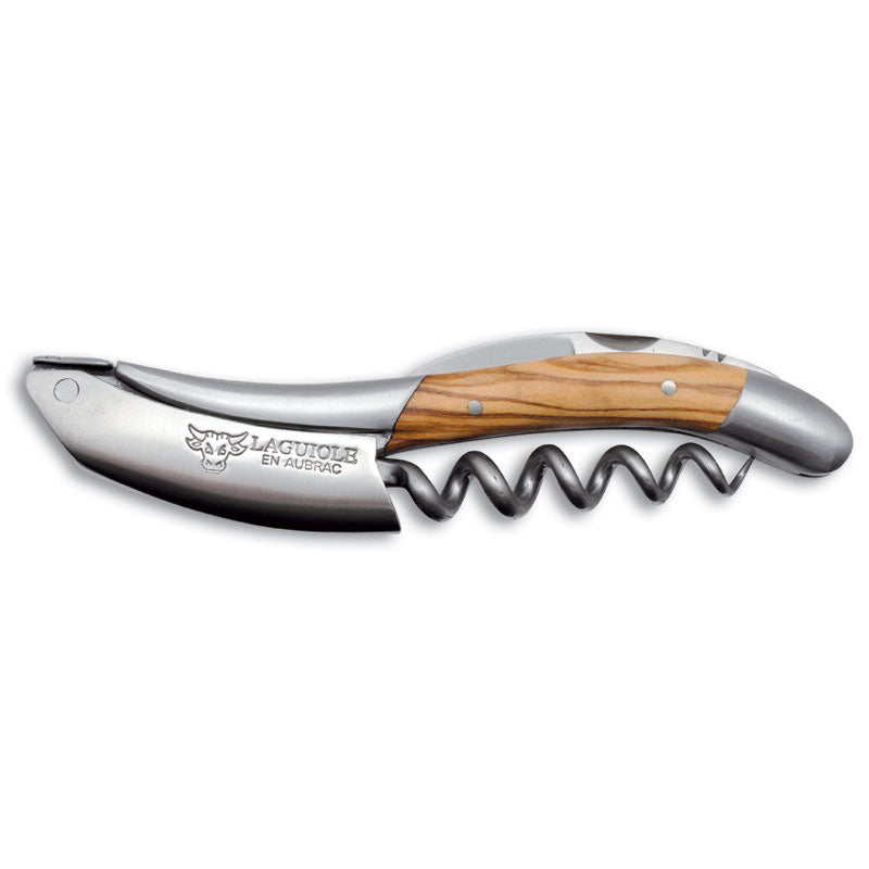 Laguiole En Aubrac Corkscrew Olive Wood Handle