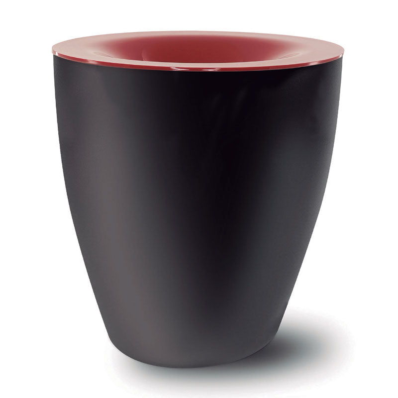 Pulltex Black & Burgundy Acrylic Wine Spittoon 2L