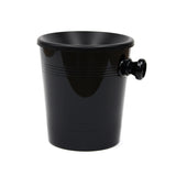 Mini / Individual Black Plastic Wine Spittoon 1L - Black Funnel