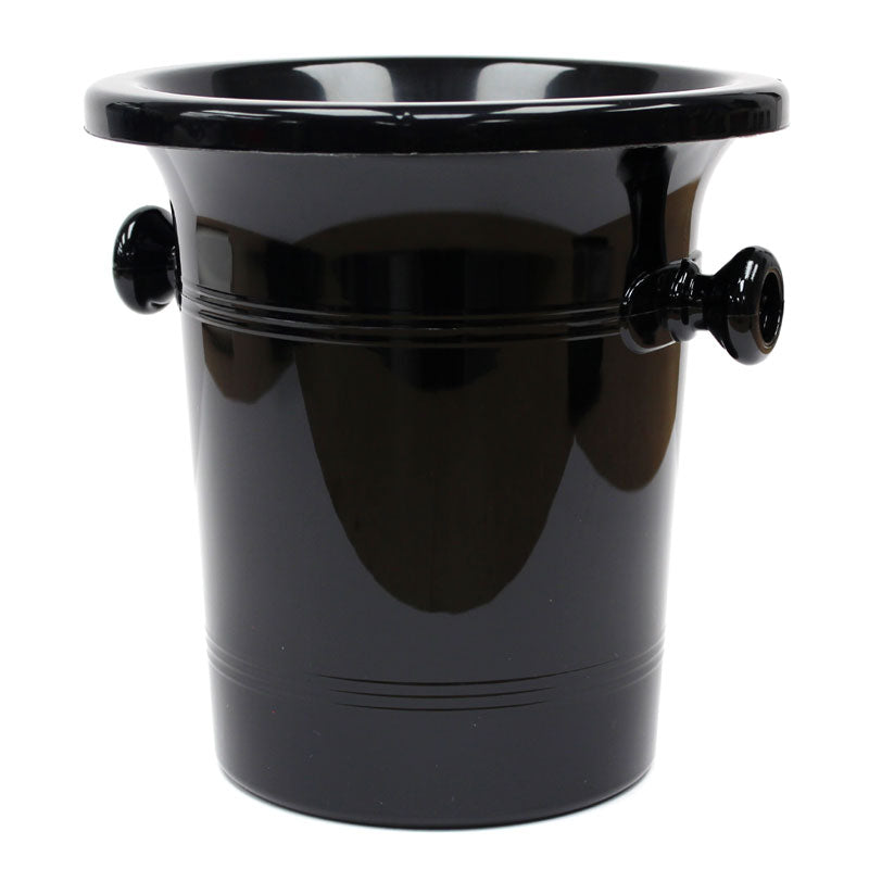 Standard Black Plastic Wine Spittoon 2L - Black Funnel