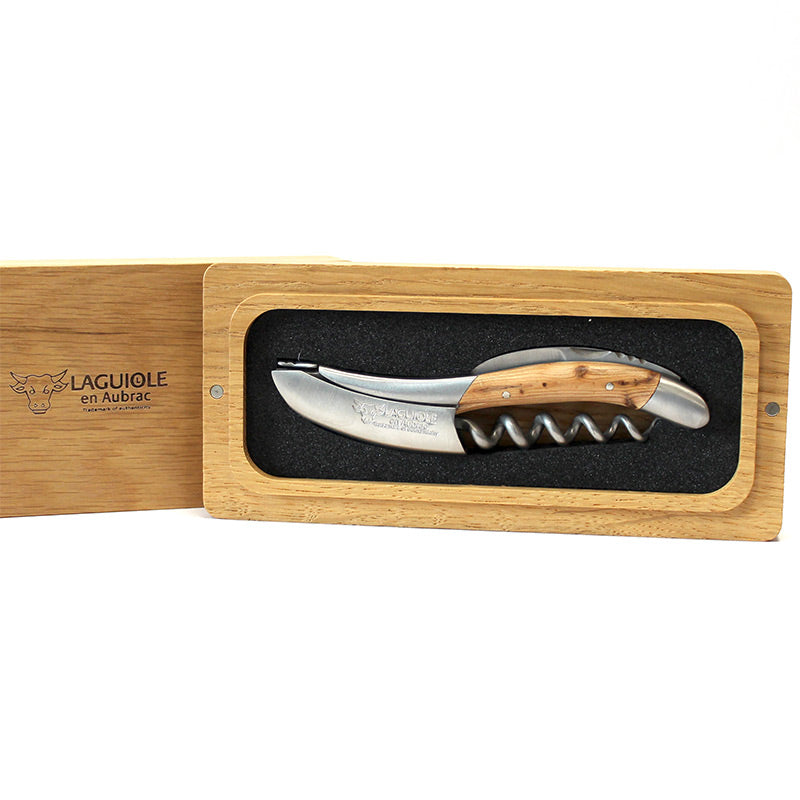 Laguiole En Aubrac Corkscrew Juniper Wood Handle