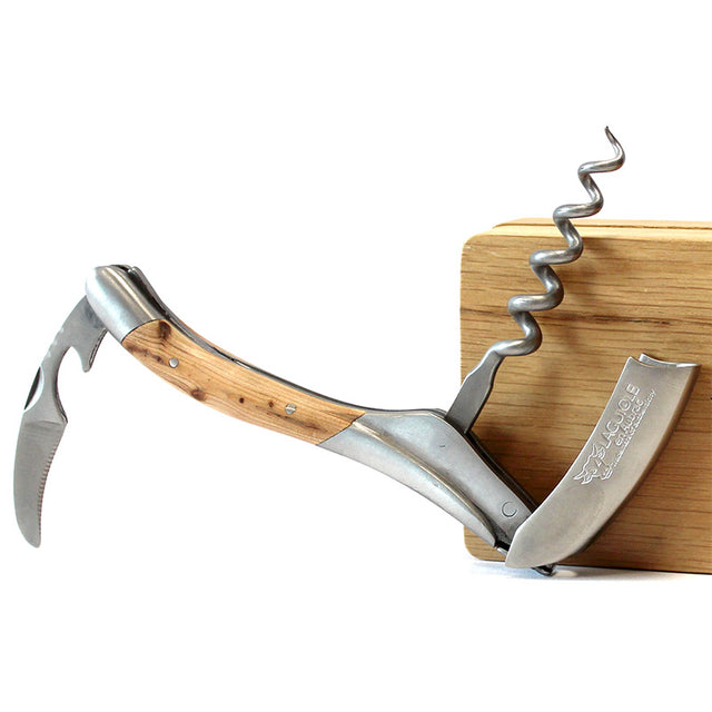 Laguiole En Aubrac Corkscrew Juniper Wood Handle