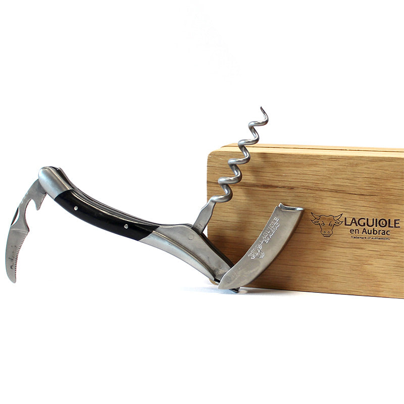 Laguiole En Aubrac Corkscrew Ebony Wood Handle