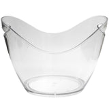 Wineware 8L Plastic Wine & Champagne Cooler/Bucket - Clear