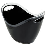 Wineware 8L Plastic Wine & Champagne Cooler/Bucket - Black