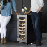 Caple Wine Cabinet Classic - Single Temperature Slot-In - Stainless Steel Wi3125