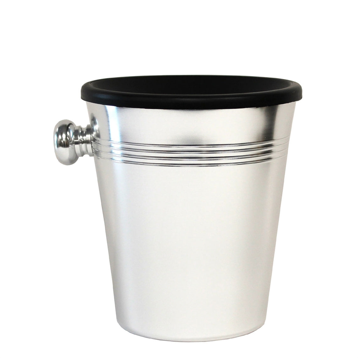 Mini / Individual Aluminium Wine Spittoon 1L - Black Funnel