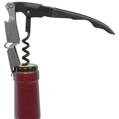 Coutale Sommelier Innovation Double Lever Waiter’s Friend Corkscrew - Black