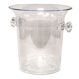 Plastic Wine & Champagne Cooler / Ice Bucket - Clear