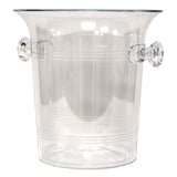 Plastic Wine & Champagne Cooler / Ice Bucket - Clear