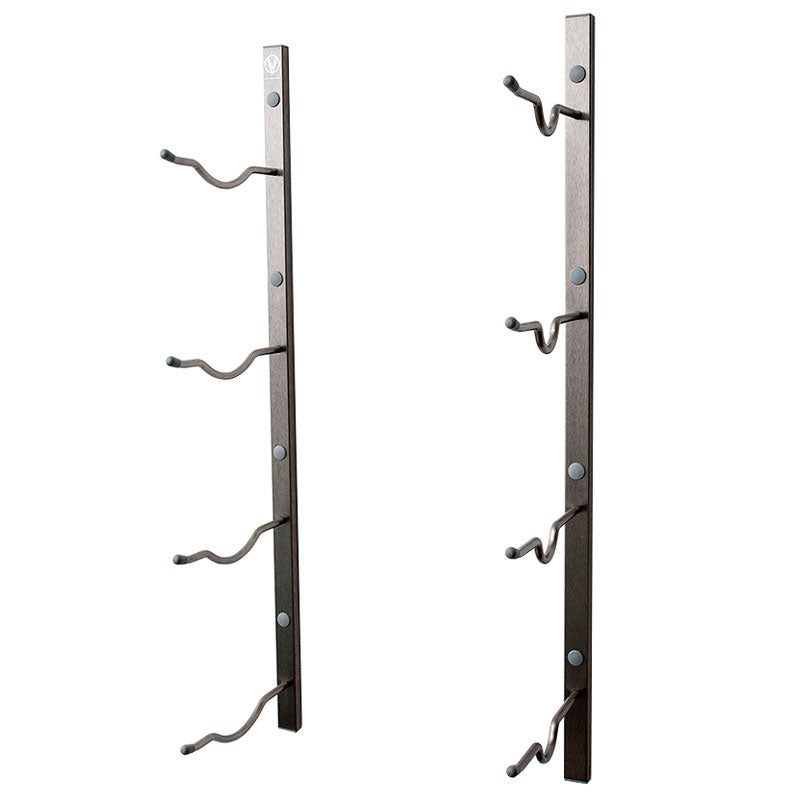 VintageView Wall Mounted W Series 4 Big Bottle Wine Rack 1 Deep