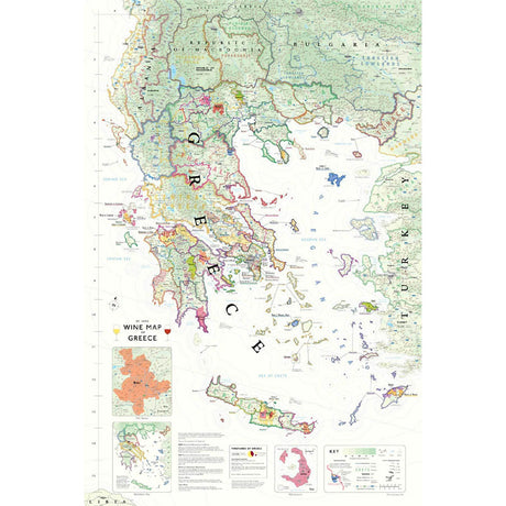 De Long’s Wine Map of Greece - Wine Regions