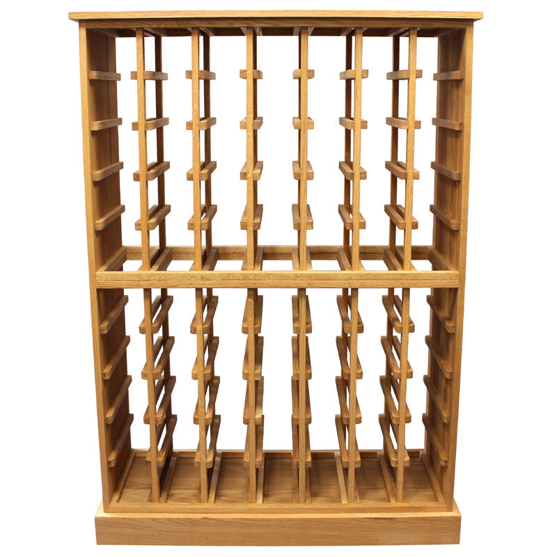 70 Magnum Bottle Oak Wine Rack | Solid Storage with Plinth – Wineware ...