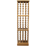 72 Bottle Solid Wood Wine Cabinet / Rack with Plinth