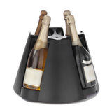 Revolving Wine Bottle Display - 4 Bottles