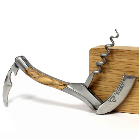 Laguiole En Aubrac Corkscrew Olive Wood Handle