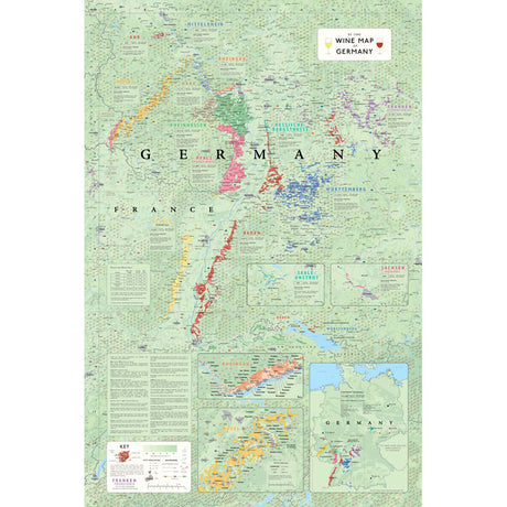 De Long’s Wine Map of Germany - Wine Regions