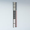 VintageView Wall Mounted W Series 6 - 18 Bottle Wine Rack 1 Deep - Black 6ft