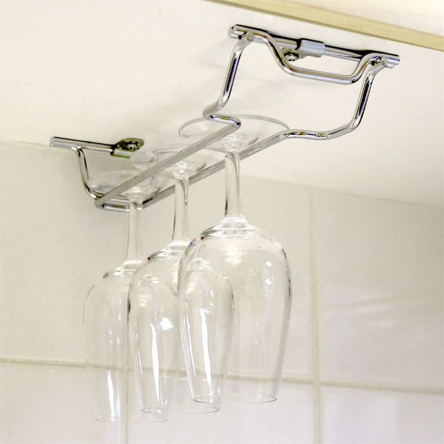 Buy Wine Glass Hanging Racks, Wall Mounted Stemware Racks – Wineware ...