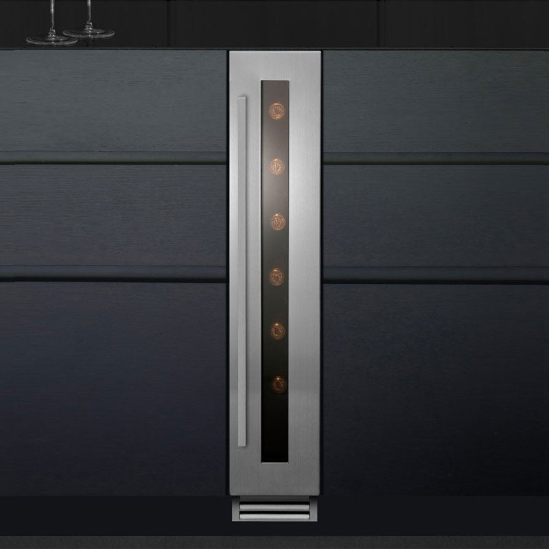 Caple Wine Cabinet Classic - Single Temperature Slot-In - Stainless Steel Wi159