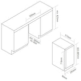 Caple Wine Cabinet Sense Premium - Single Temperature Slot-In - Stainless Steel Wi3150