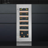 Caple Wine Cabinet Sense Premium - Single Temperature Slot-In - Stainless Steel Wi3150