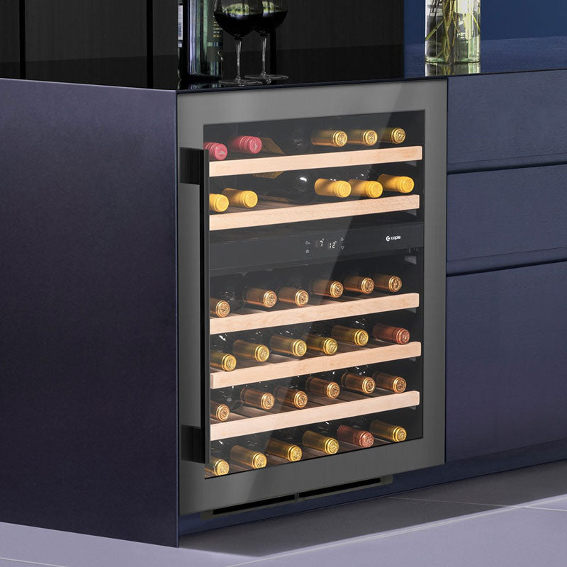 Caple Wine Cabinet Sense - 2 Temperature Slot-In - Gunmetal Wi6135GM