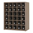 Malbec Self-Assembly Series - 30 Bottle Melamine Wine Rack Kit - Rustic Oak Effect