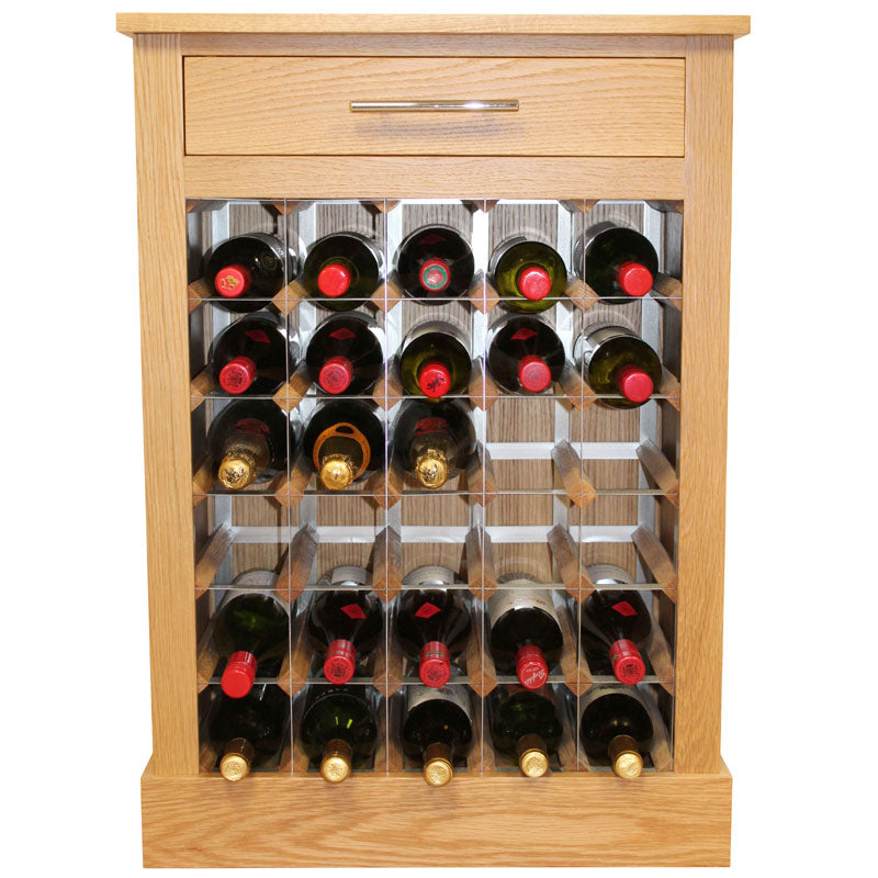 30 Bottle Contemporary Wooden Wine Cabinet/Rack – Wineware Racks ...