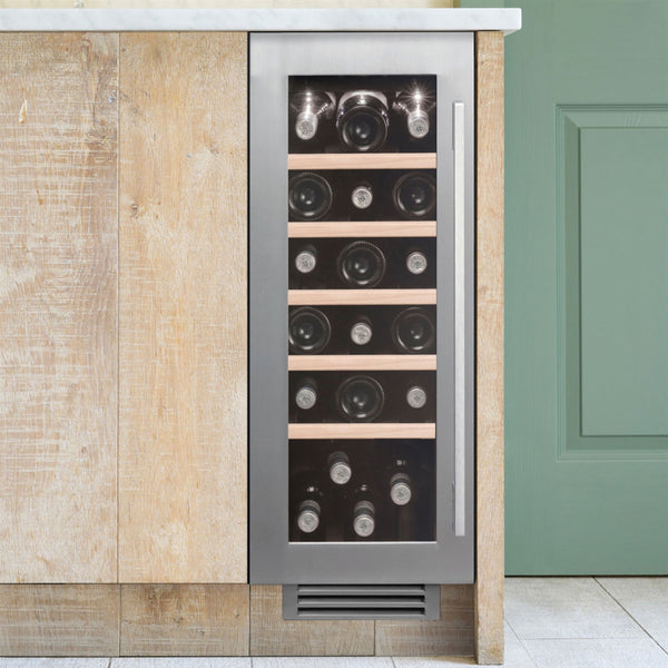 Caple 19 Bottle Single-Zone Undercounter Wine Cabinet Stainless