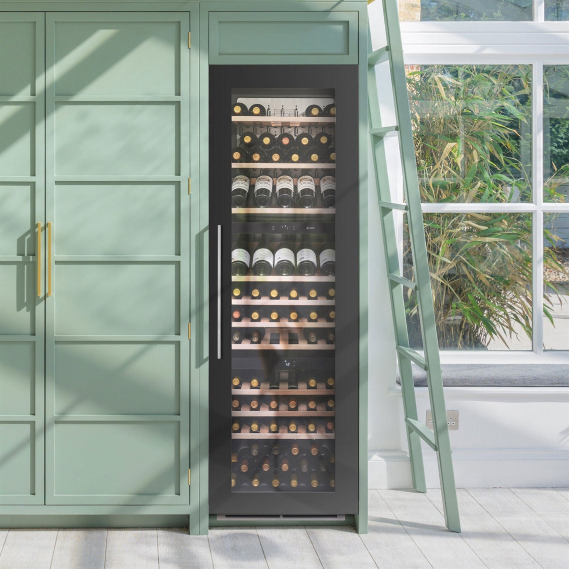 Caple WC1796 Wine Cabinet | 3 Temp Zones & Slot-In Design | UK