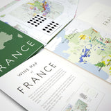 De Long’s Wine Map Collection - 12 Wine Region Maps - Bookshelf Edition