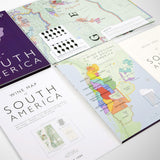 De Long’s Wine Map of South America - Bookshelf Edition