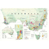 De Long’s Wine Map of Australia - Bookshelf Edition